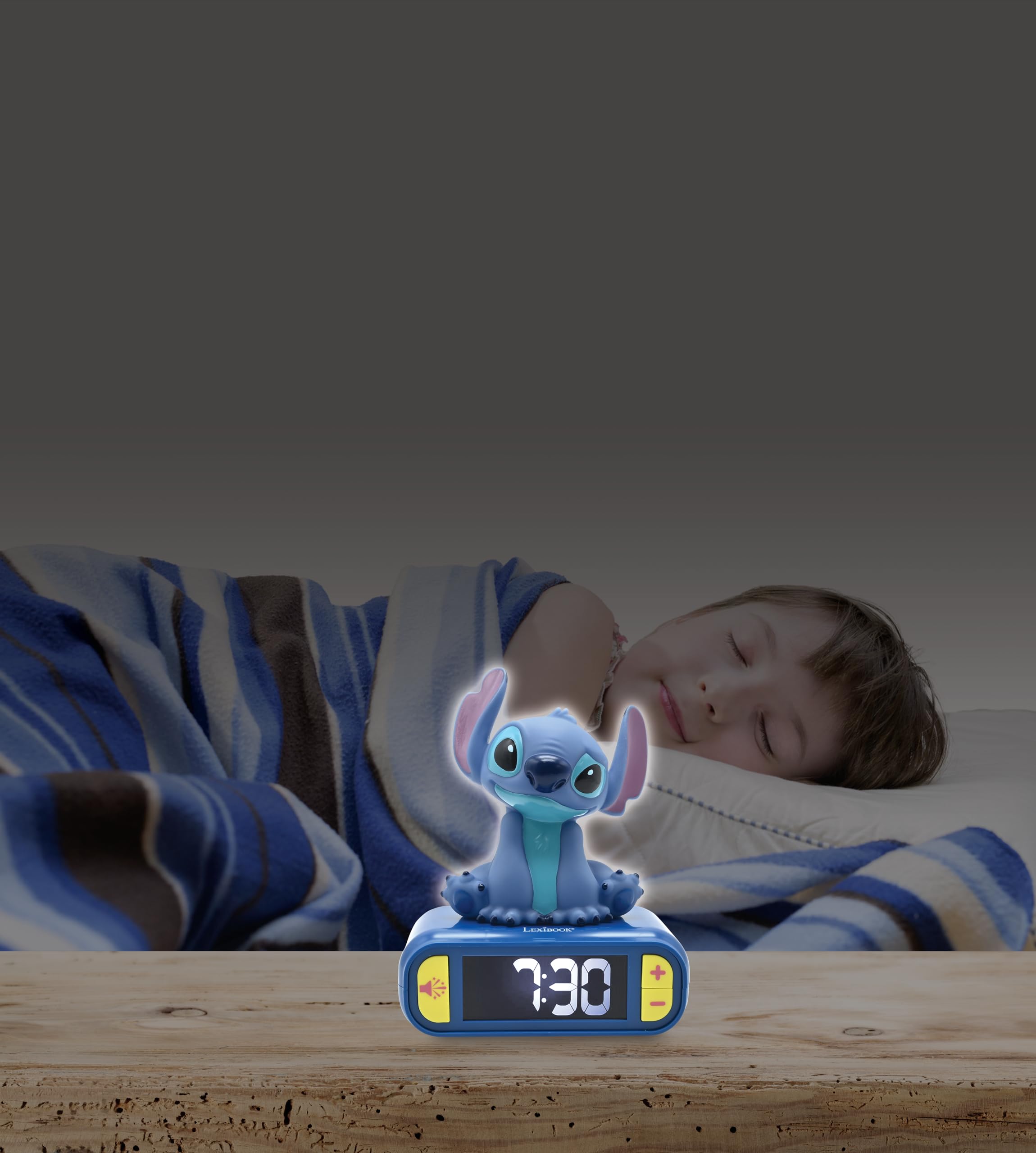 LEXiBOOK Stitch enfant appuie pour couper alarme facilement