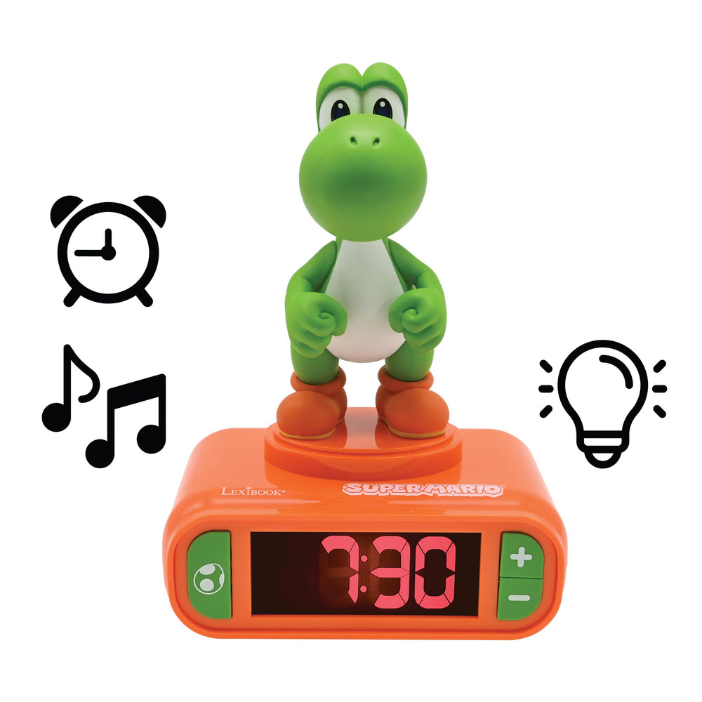 LEXiBOOK Yoshi profil avec veilleuse allumée apportant lumière douce rassurante