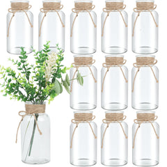 LEYIQU lot de 12 vases Mason devanterie, présente l'élégance et uniformité