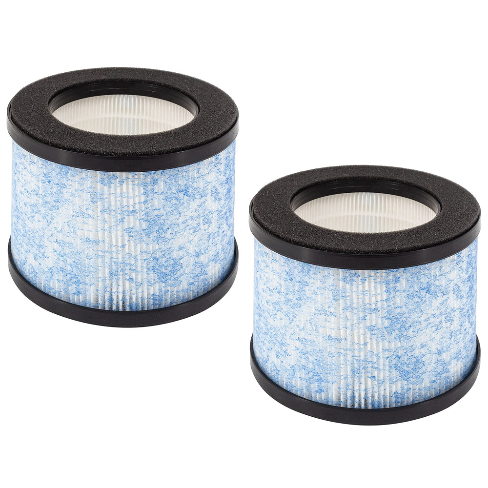 LHARI filtre MA-01CW devant emballage montrant pack de deux et praticité