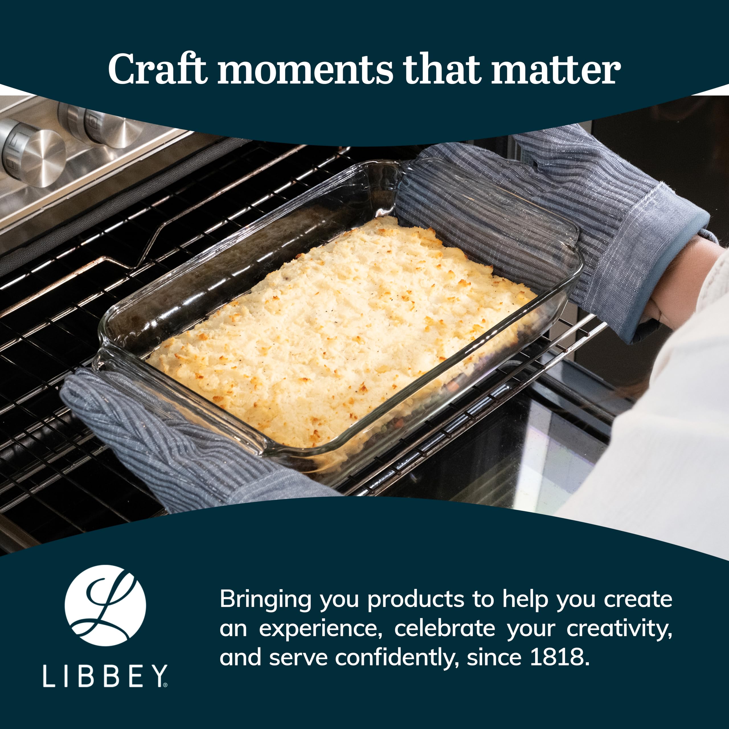 Libbey comparaison tailles illustrant les trois dimensions incluses