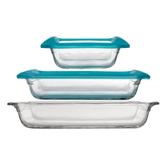 Libbey plat avant-photo montrant design transparent et polyvalence