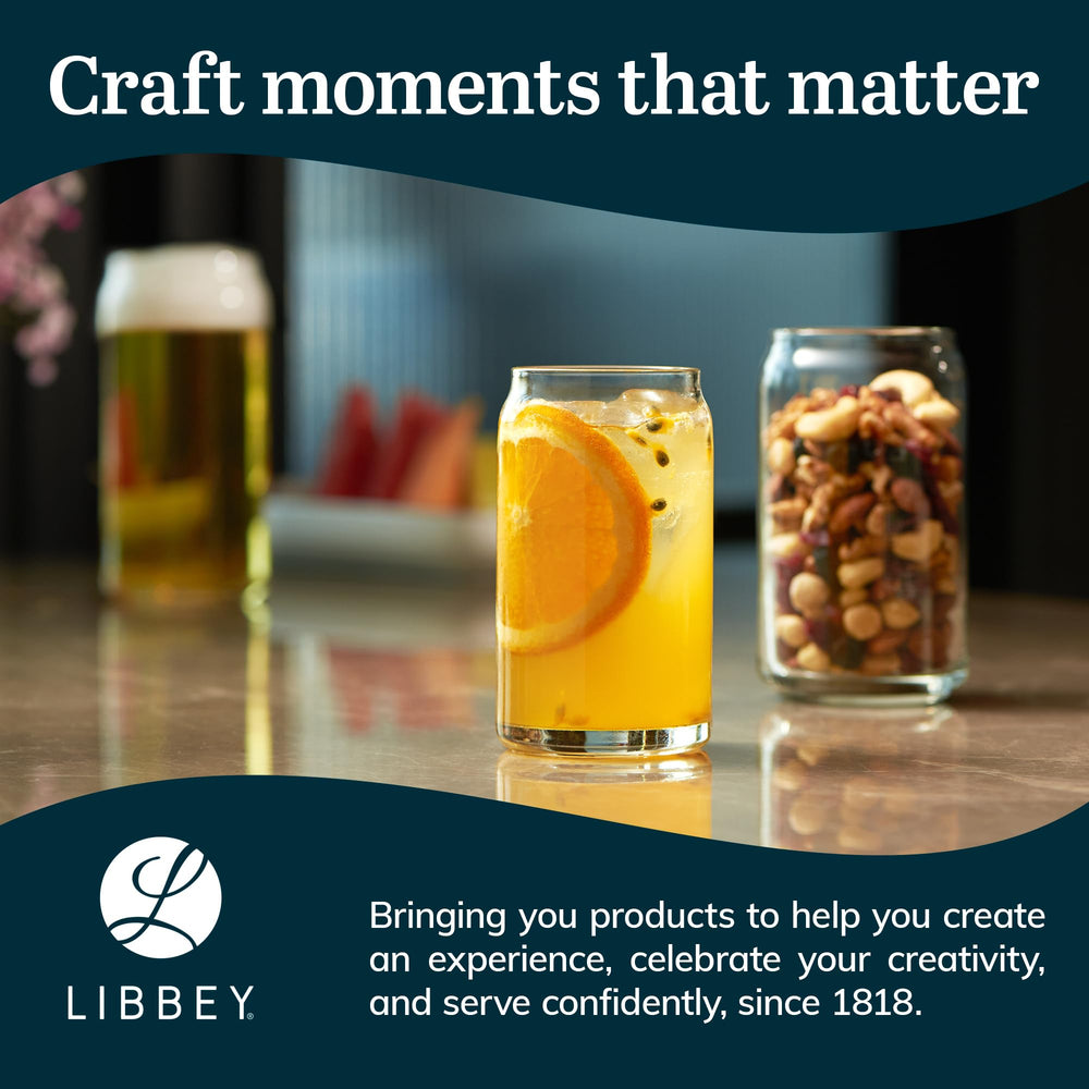 Libbey verre rempli d'un cocktail montrant présentation visuelle améliorée