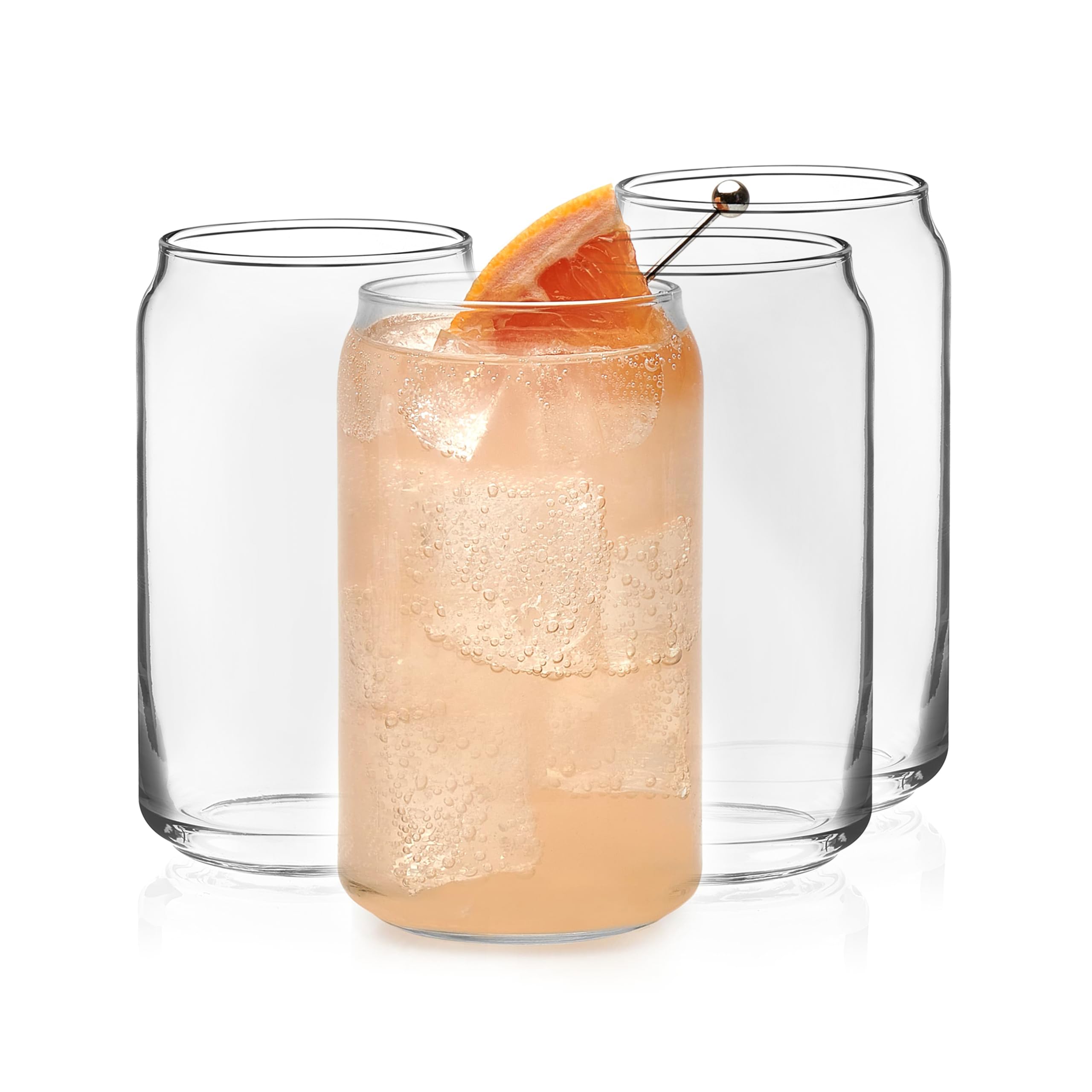 Libbey verre face avant montrant design canette et élégance pratique