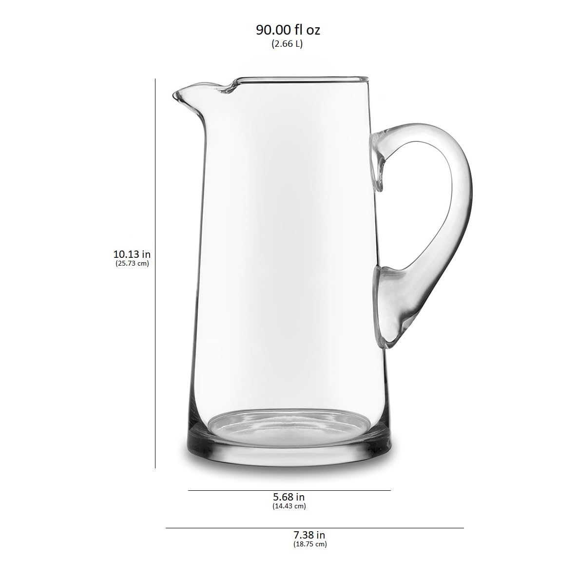 Carafe Libbey emballée, idée cadeau prête pour pendaison de crémaillère