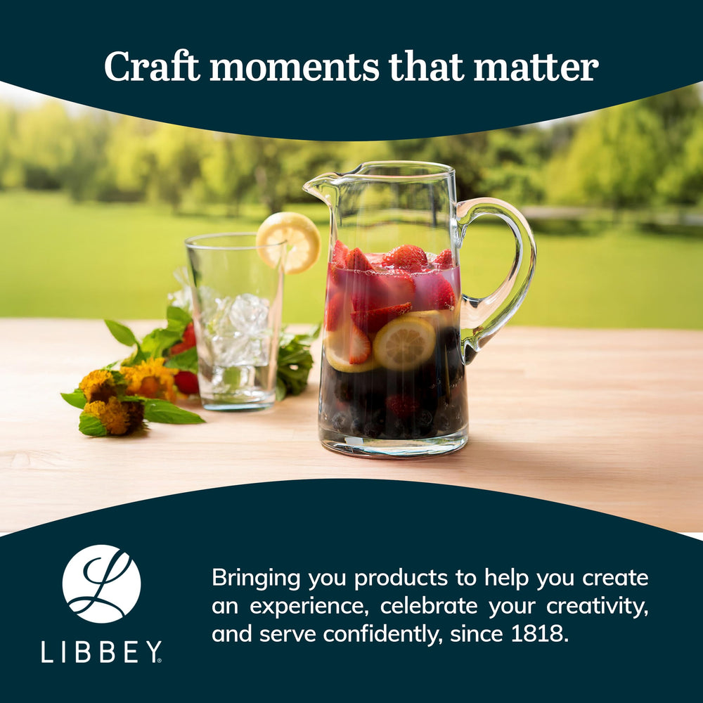 Carafe Libbey sur une table dressée, met en valeur le style des repas