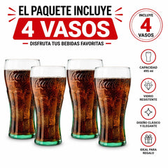 Libbey verre Coca-Cola détail du logo mettant en valeur authenticité
