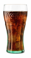 Libbey verre Coca-Cola face montrant design vintage et tenue confortable