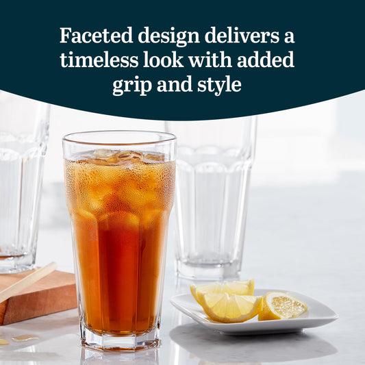Libbey gros plan sur facettes montrant texture et style durable