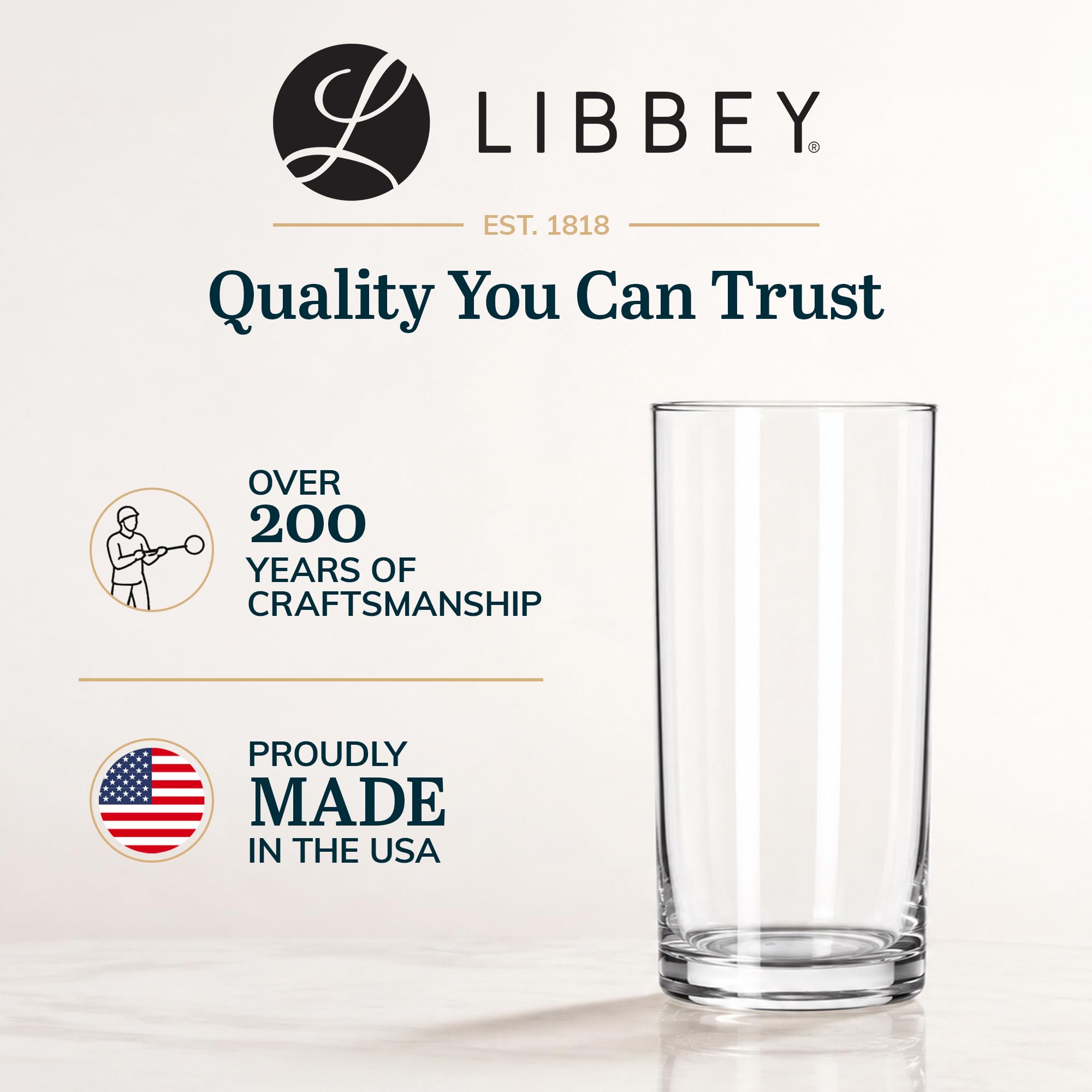 Libbey verres disposés lors d'un repas montrant usage polyvalent