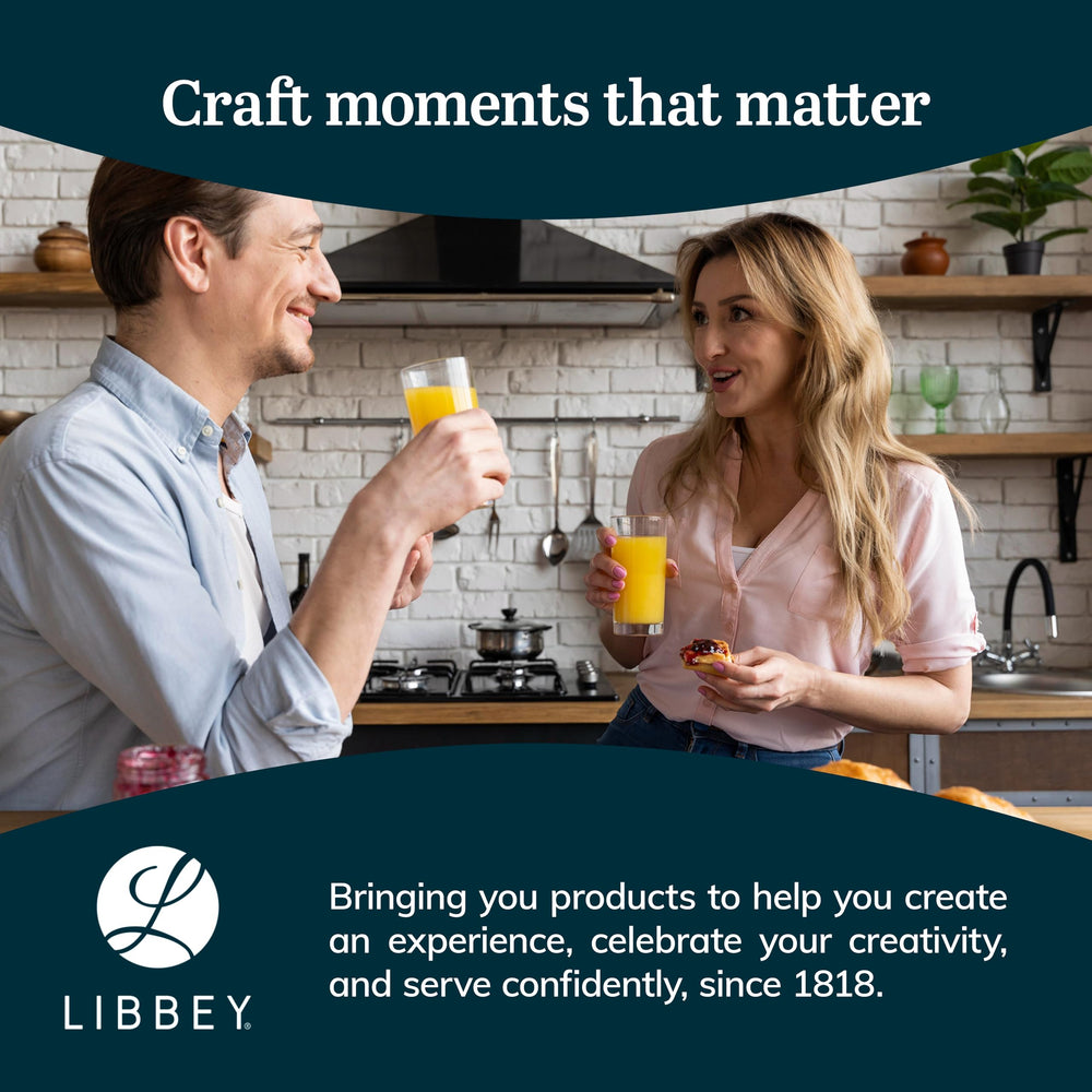 Libbey Province comparaison taille illustre les volumes tumbler et rocks pour choix