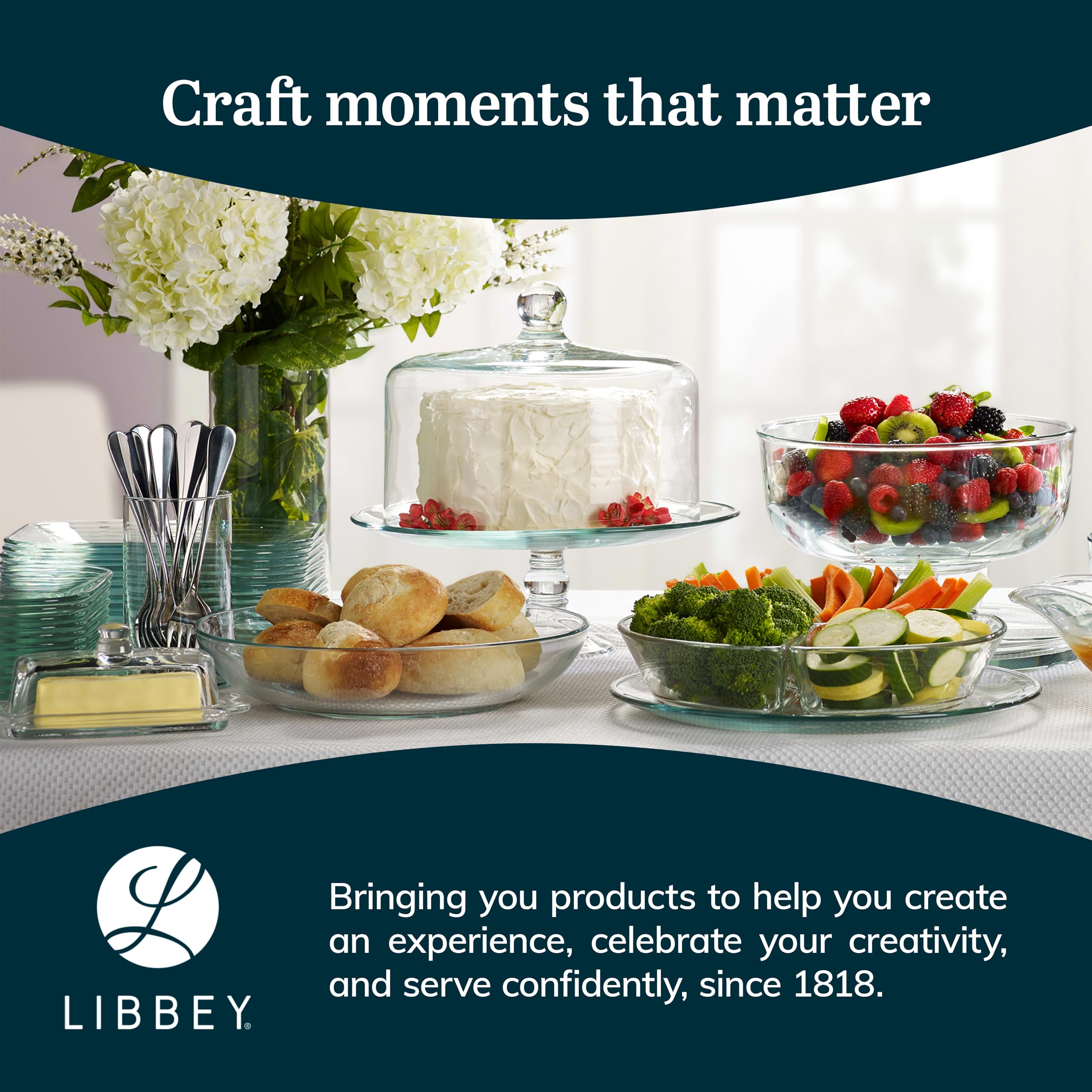 Libbey Selene comparaison taille à la main indiquant proportions pratiques