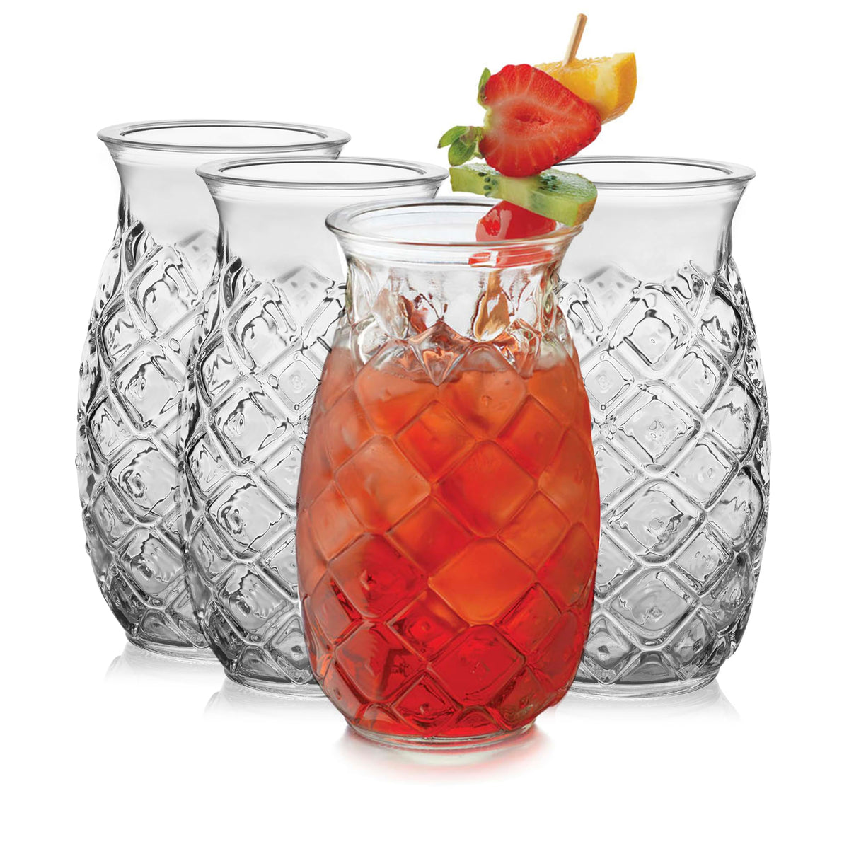 Libbey verre ananas face avant pour présentation festive