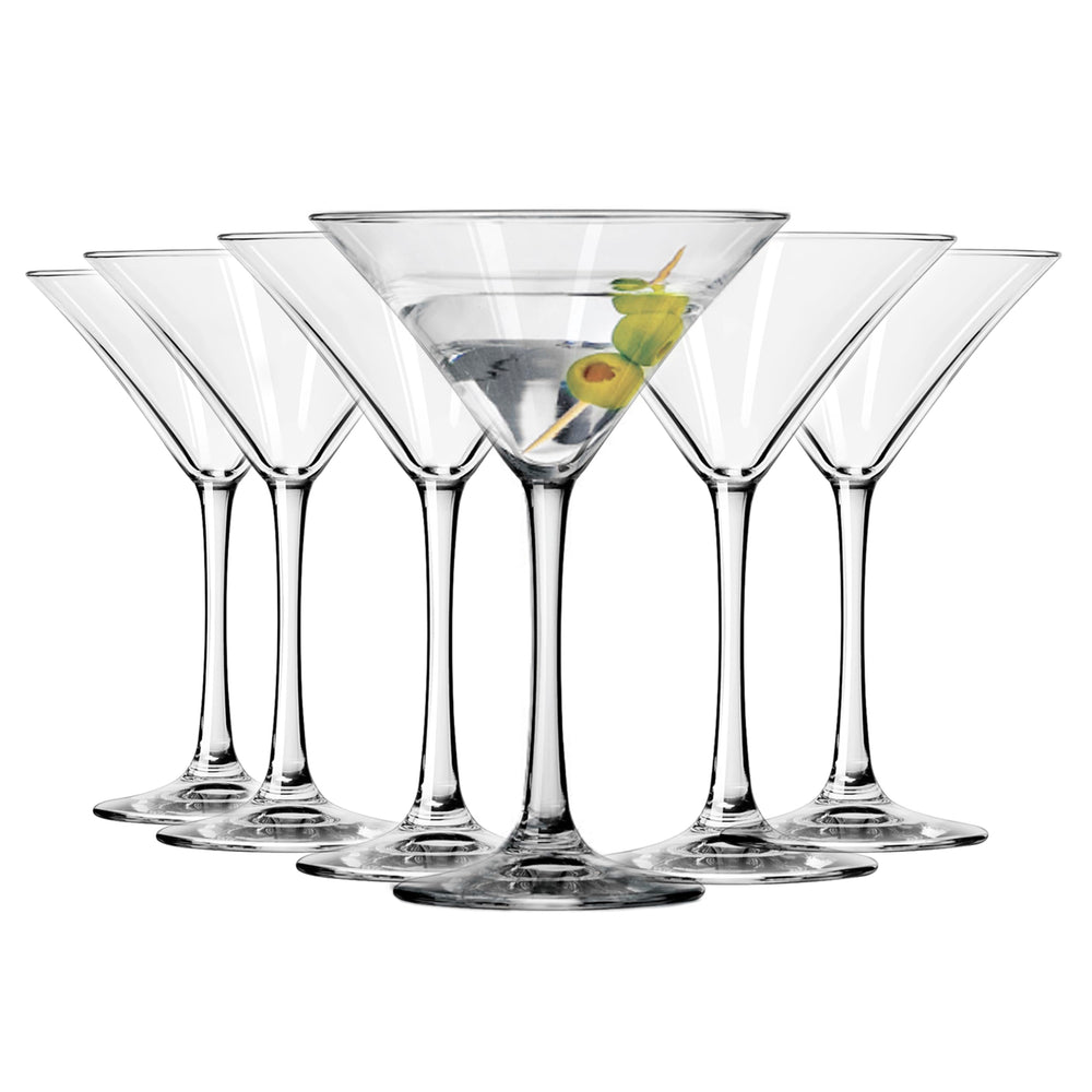 Libbey verre à martini face avant présentant finition nette et élégance