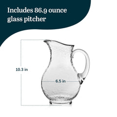 Carafe Libbey en utilisation lors d'un service, facilite le versement précis