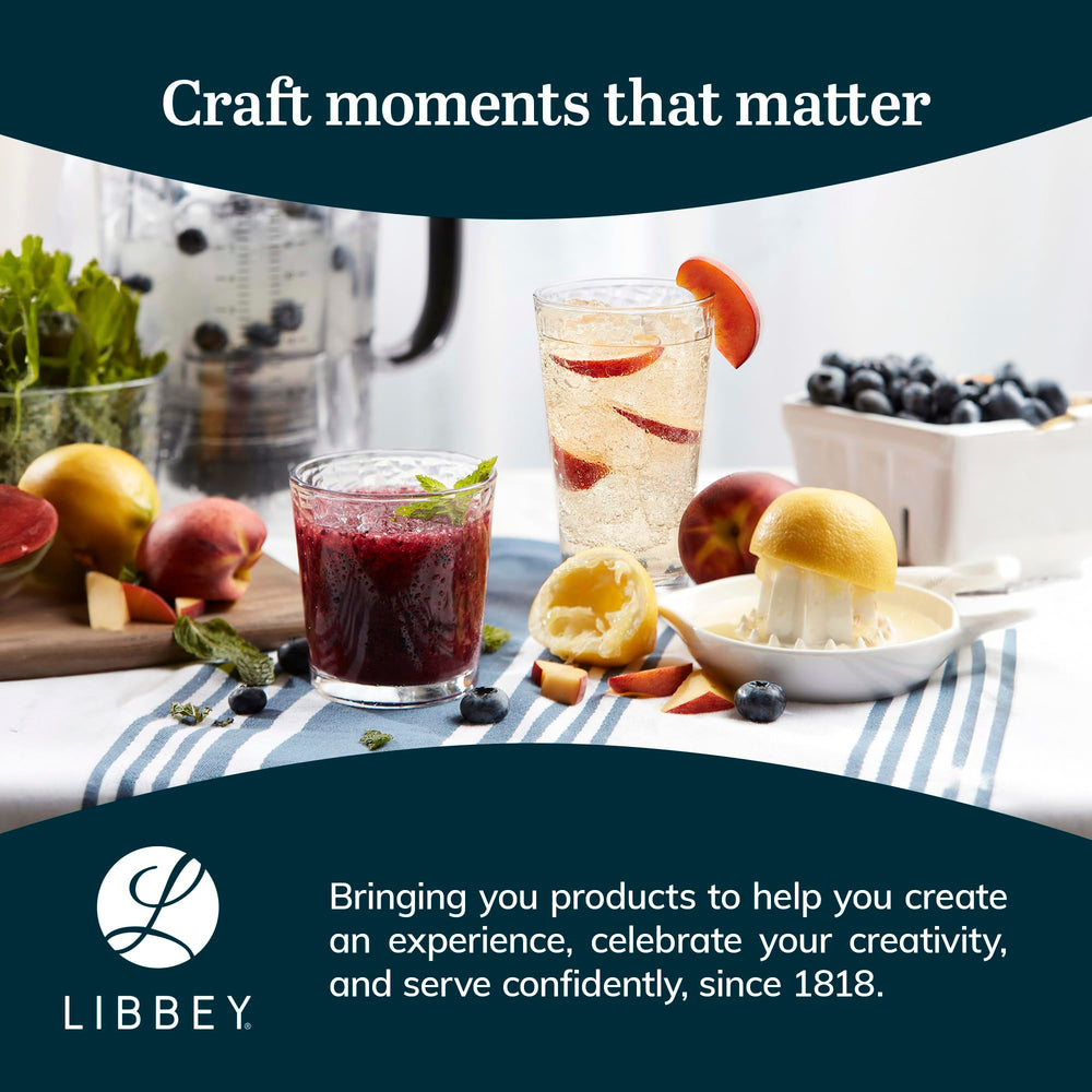 Libbey Yucatan ensemble de 16 verres prêt pour réception conviviale