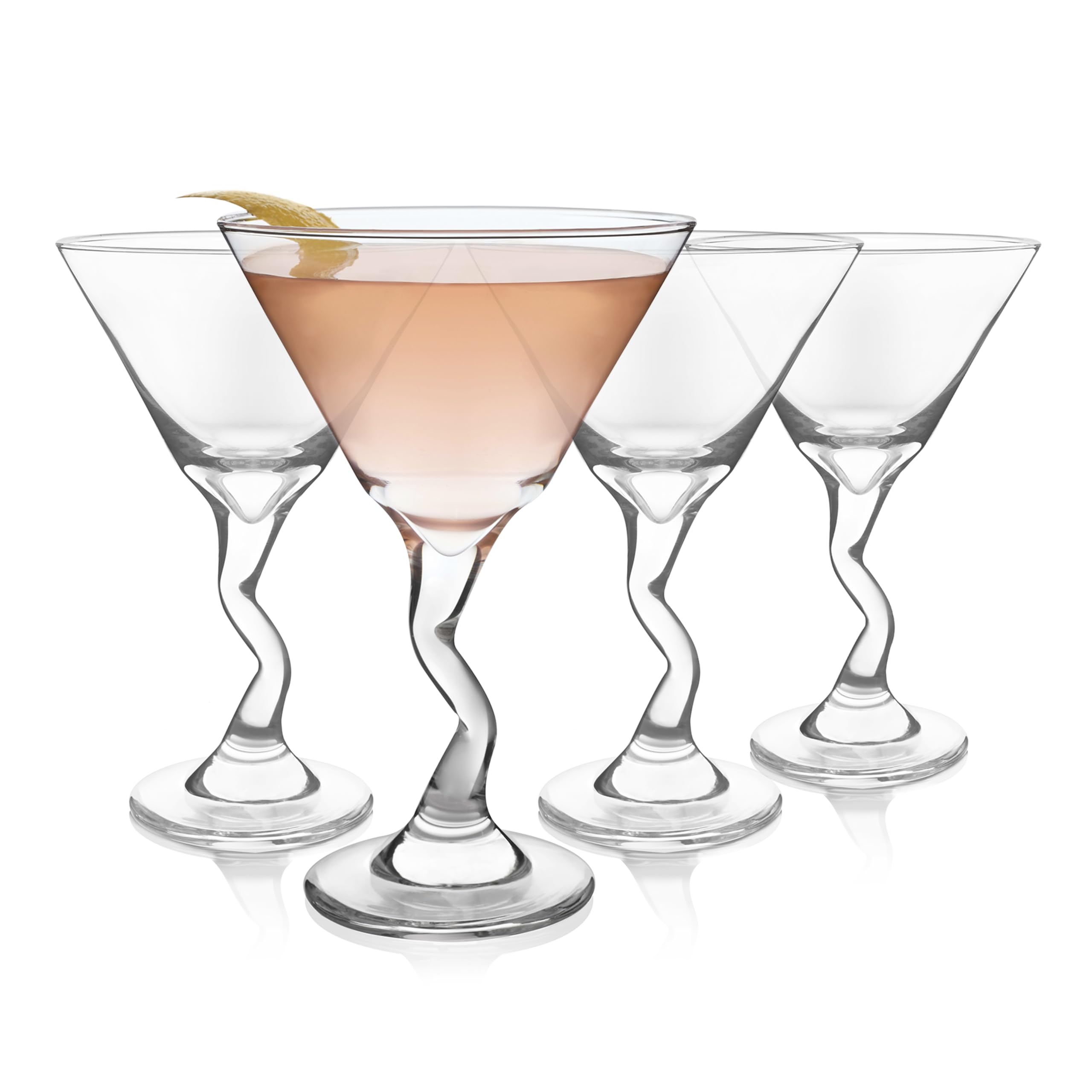 Libbey verre à martini face avant montrant silhouette élégante et capacité
