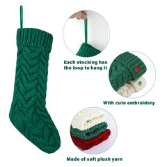 LIBWYS lot de six chaussettes prêtes à suspendre pour décor coordiné
