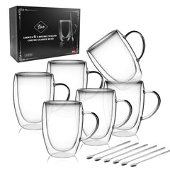 LIBWYS face avant du pack montrant 6 tasses, design élégant et cadeau pratique