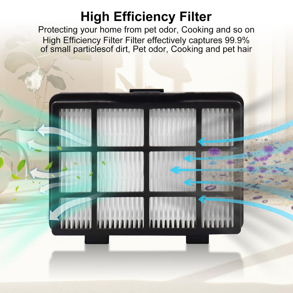 Lichelete filtre en cours d'installation dans un aspirateur EUREKA