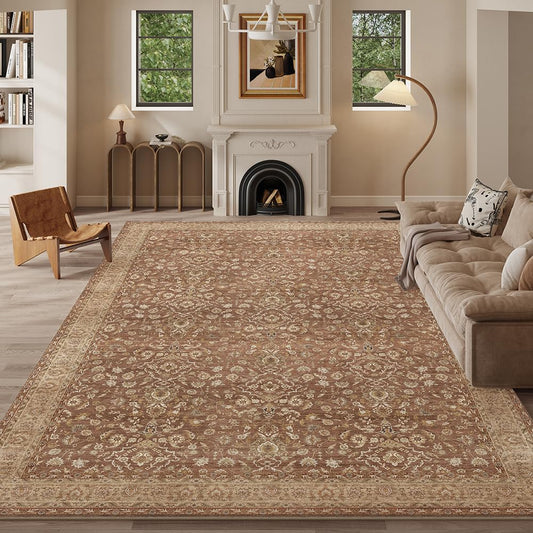 LIDALL tapis 8x10 devant canapé apportant confort et style