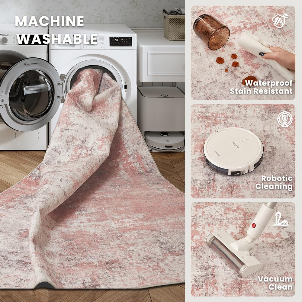 LIDALL tapis installé dans un salon décoré, apporte chaleur et style