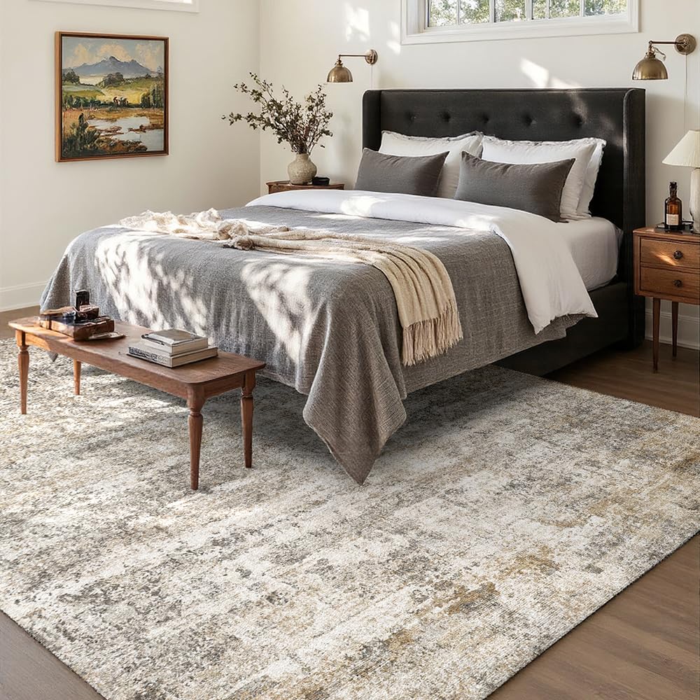 LIDALL gros plan motif gris-beige révélant détails décoratifs et harmonie neutre