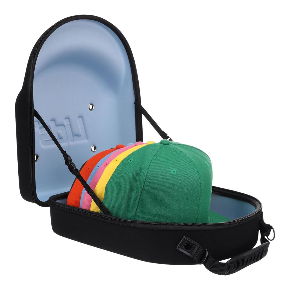 Lids coque extérieure debout protégeant six casquettes pour transport sûr