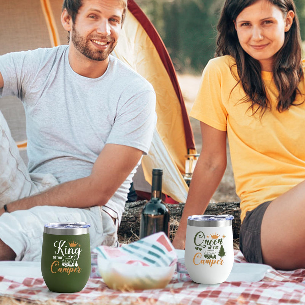 Lifecapido gobelet en usage camping montrant isolation efficace