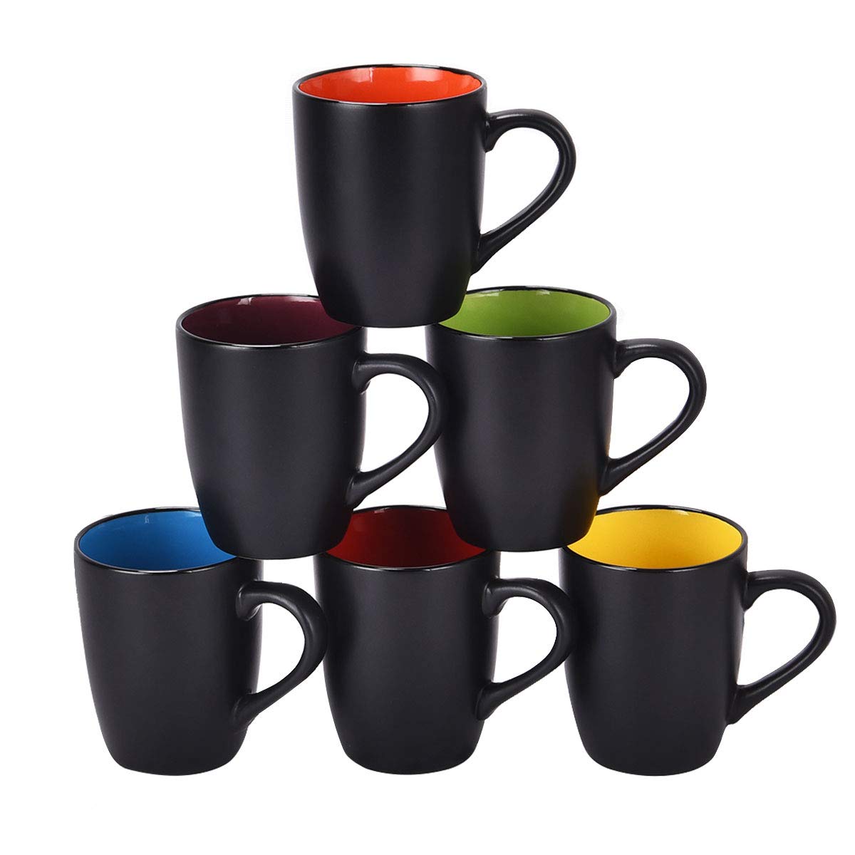 Lifecapido mug noir face présentant design mat et élégance pour la table