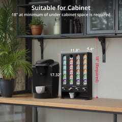 LifeMoreasy gros plan du mécanisme poussoir illustrant une distribution simple