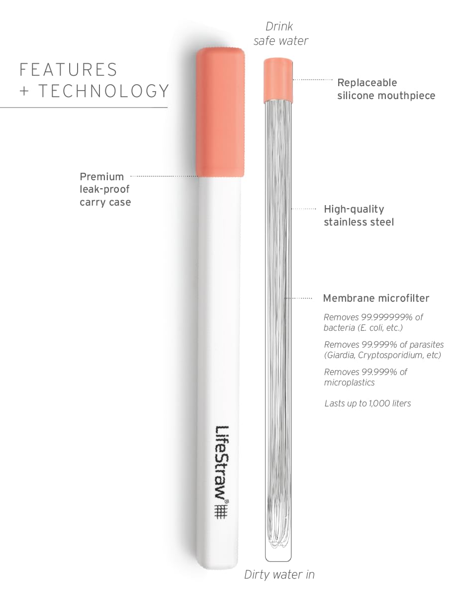 LifeStraw détail du bec silicone assurant confort de dégustation