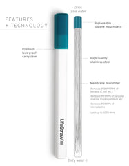LifeStraw Sip dans son étui étanche prêt au transport