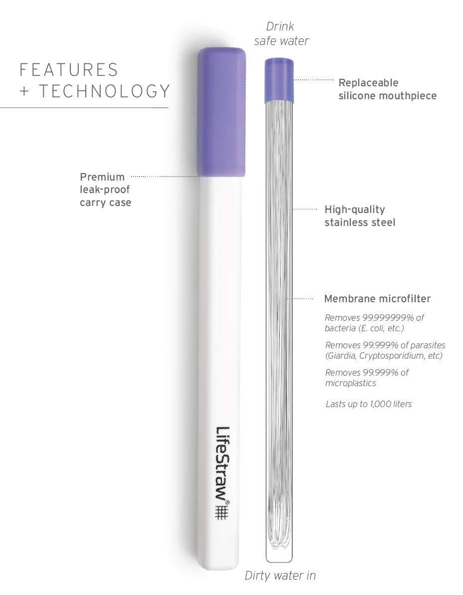 LifeStraw embout en silicone confortable pour boire sans fuite