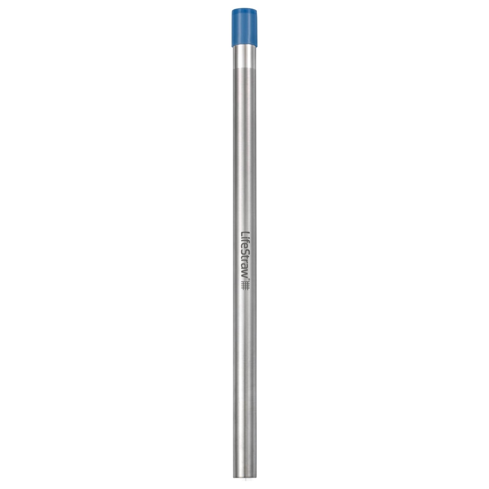 LifeStraw Sip face avant en acier inoxydable montrant design portable et robuste