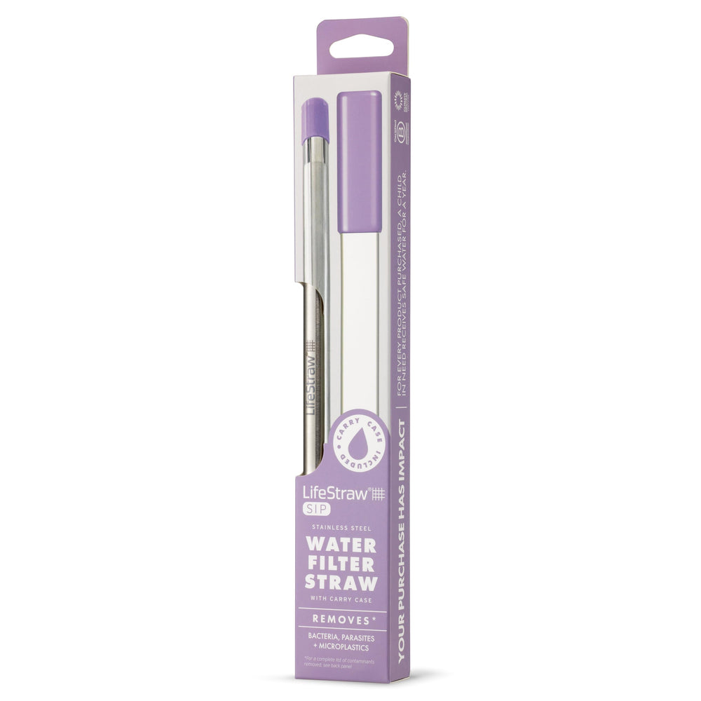 LifeStraw gros plan du filtre montrant membrane pour éliminer microplastiques
