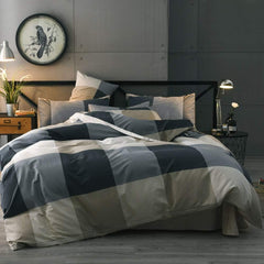 LifeTB couette face avant montrant motif plaid et confort visuel