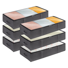 Lifewit coffre sous lit face emballé montrant rangement compact