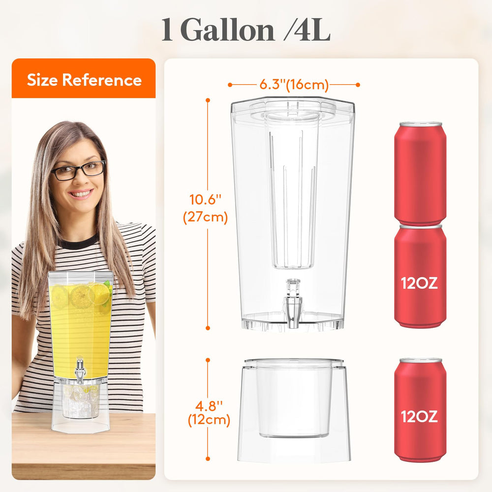 Lifewit colonne infuseur gros plan pour saveurs fruitées visibles