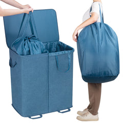 Lifewit panier fermé dans une chambre, couvercle rabattable pour esthétique rangée