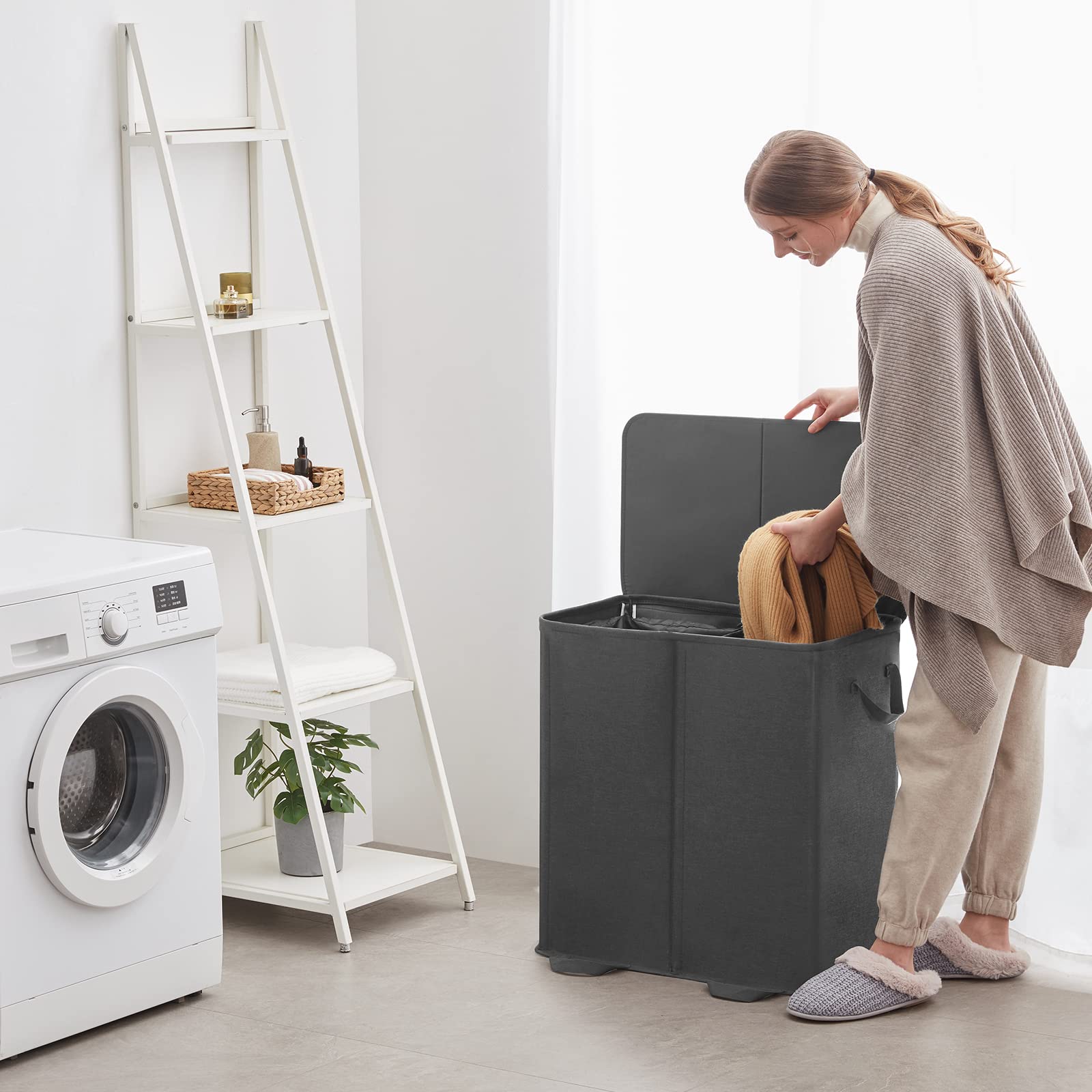 Lifewit panier placé dans une chambre, améliore l'ordre et l'esthétique