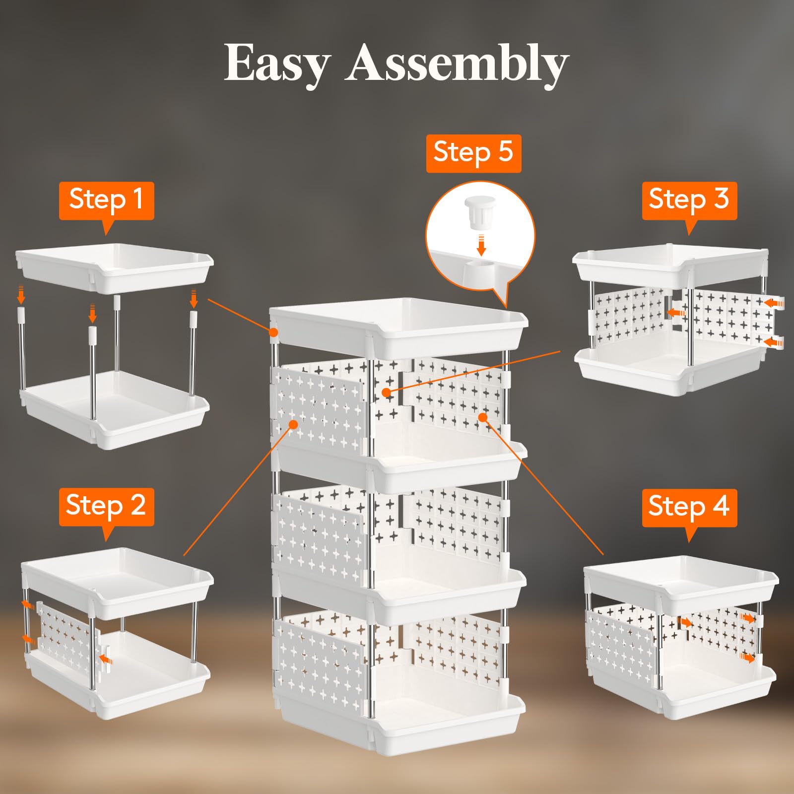 Lifewit utilisé en cuisine pour organiser snacks et conserves efficacement
