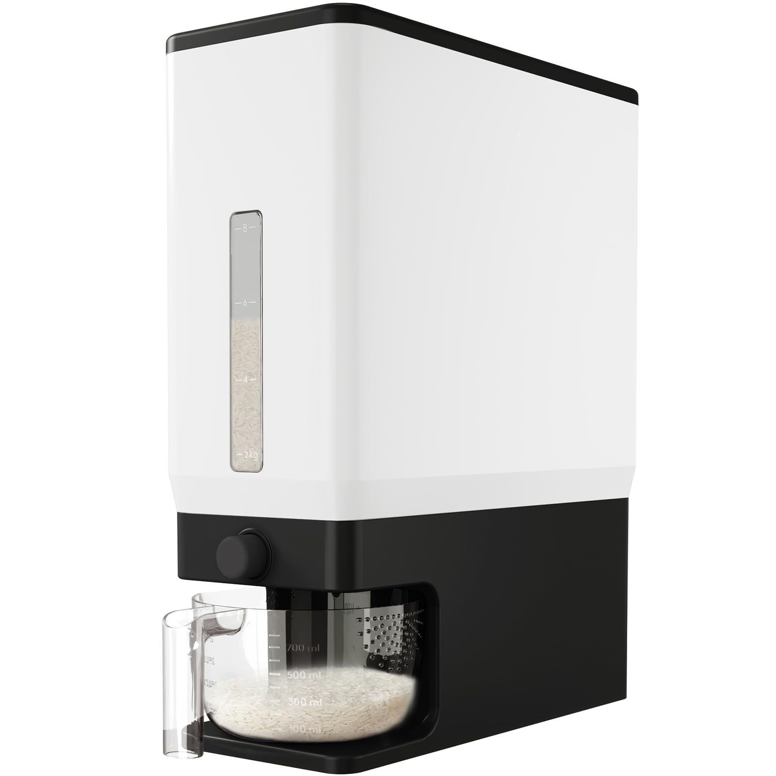 Lifewit vue de face du distributeur montrant la trappe pratique