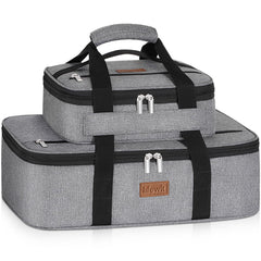 Lifewit vue avant ouverte montrant deux plats et organisation pratique