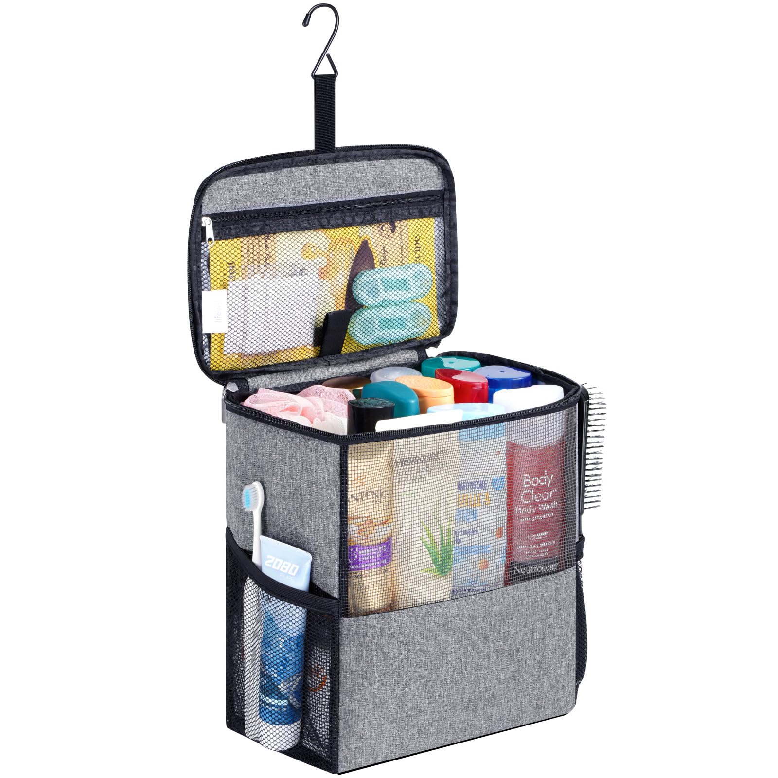lifewit face avant pack gris montrant capacité et fermeture sécurisée