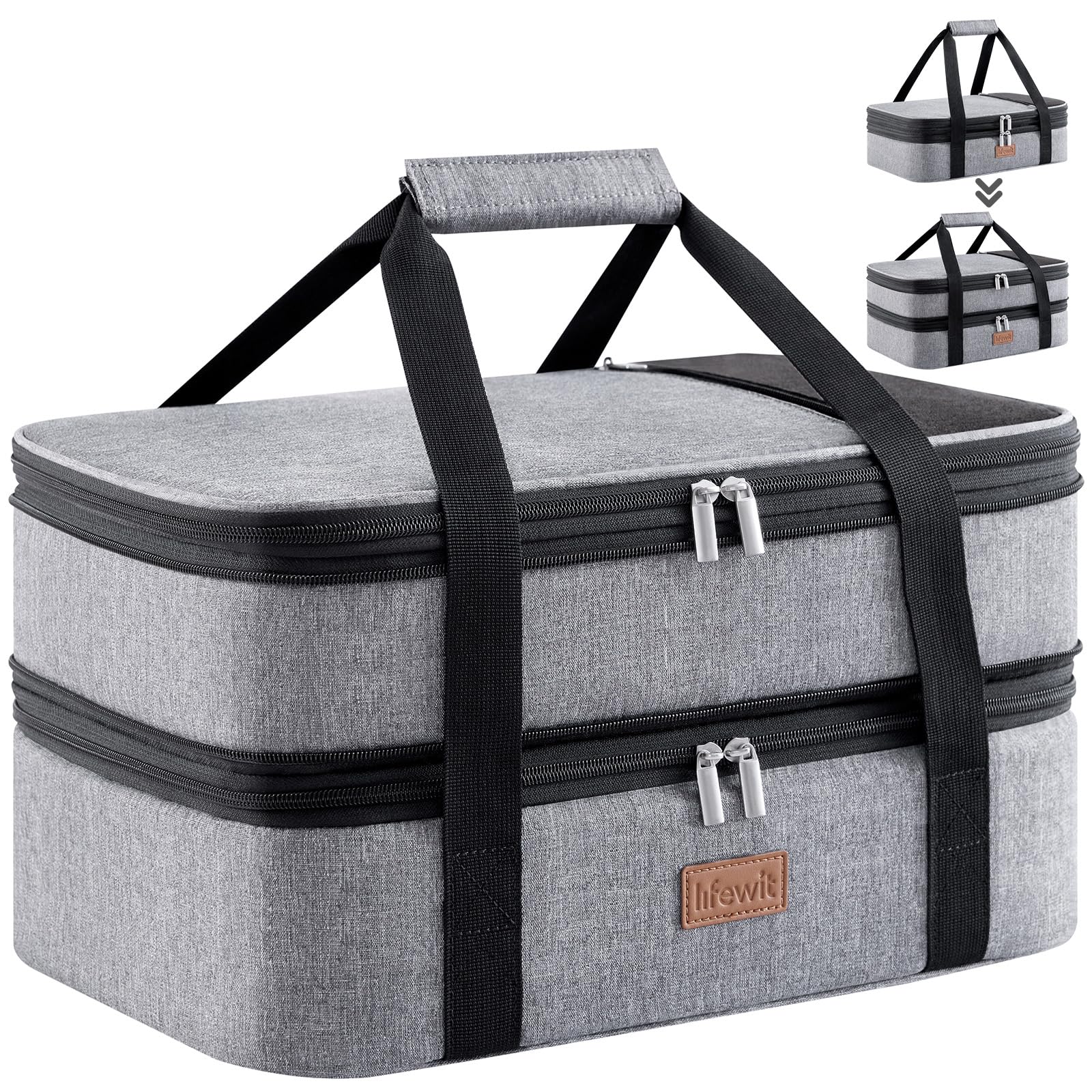 Lifewit face avant du sac double, protection et portage facile