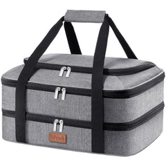 Lifewit vue avant du sac isotherme montrant deux compartiments pratiques