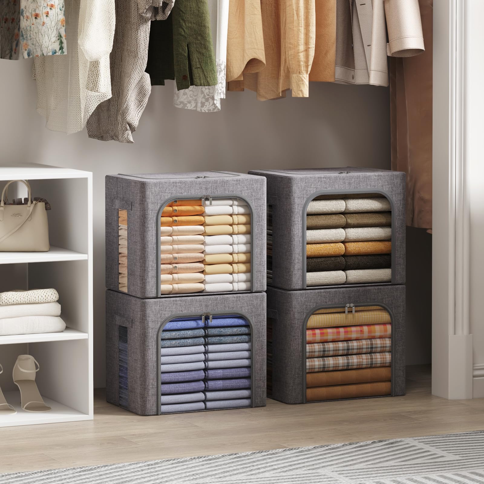 Lifewit en situation dans une chambre montrant rangement organisé