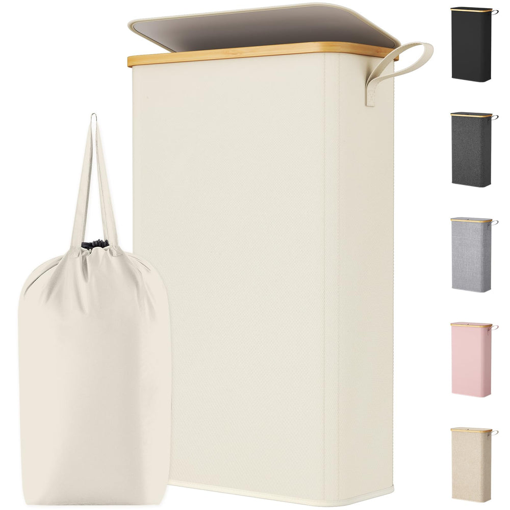 Lifewit panier avant blanc montrant design étroit et gain de place