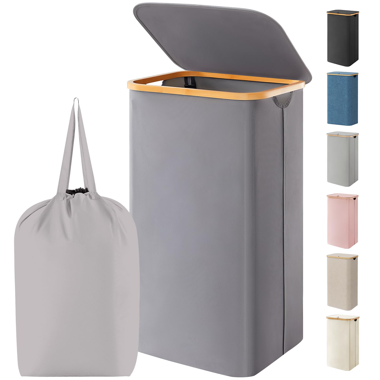 Lifewit panier face avec couvercle montrant rangement ordonné